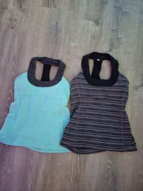 Lululemon align tank tops set of 2 shirts Size 8 yoga athleisure